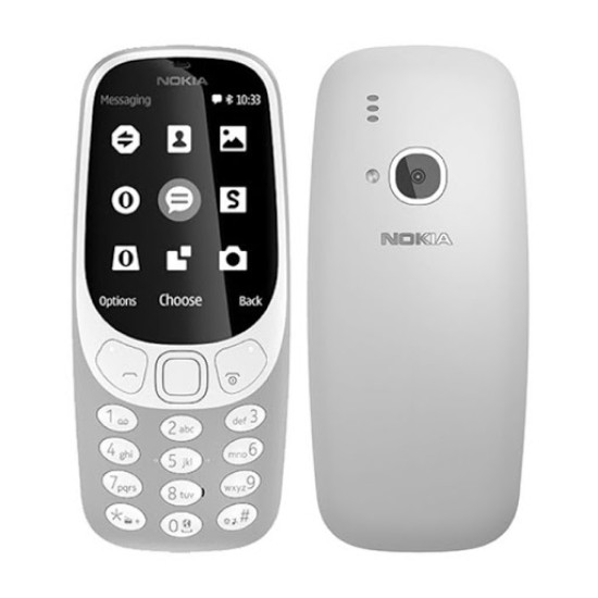 NOKIA 3310 TA-1030 DUAL SIM CINZA (APENAS INGLÊS)